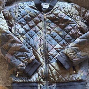 Calvin Klein men’s camo bomber jacket